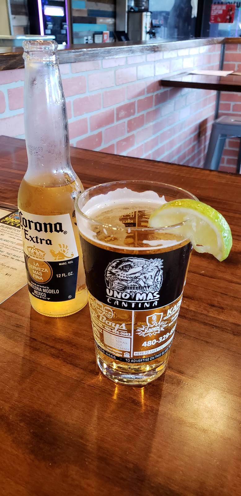 Uno Mas Cantina | restaurant | 1327 E Chandler Blvd ste#107, Phoenix, AZ 85048, USA | 4806596666 OR +1 480-659-6666