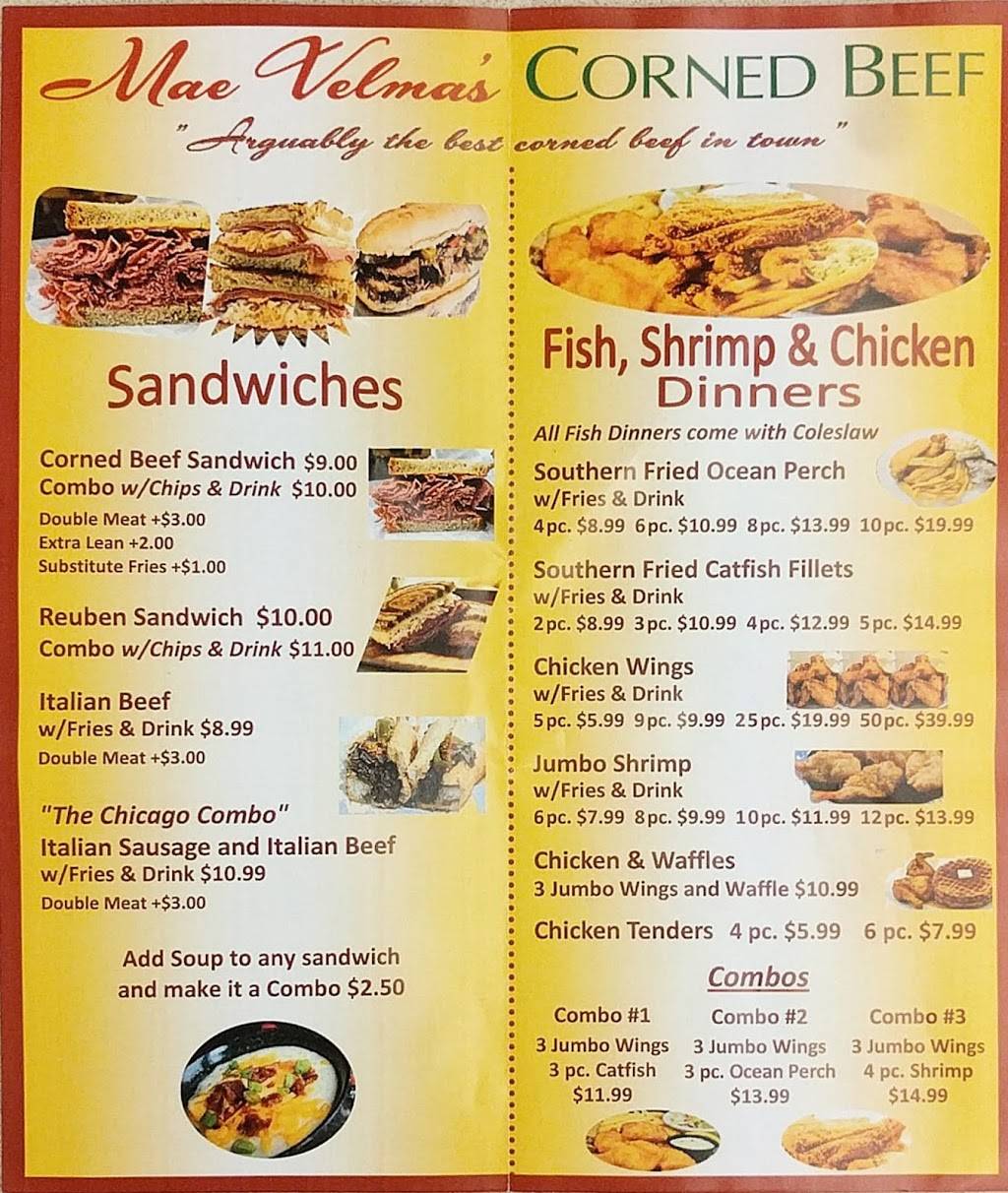 Mae Velmas Corned Beef | restaurant | 4101 N 76th St, Milwaukee, WI 53222, USA | 4149882448 OR +1 414-988-2448