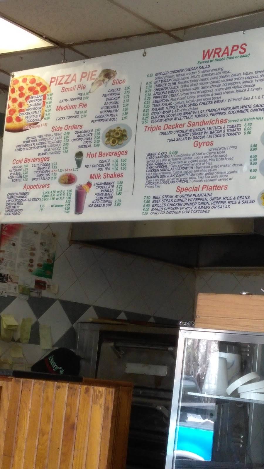 Danys Pizza Restaurant | restaurant | 956 Jamaica Ave, Brooklyn, NY 11208, USA | 7186477042 OR +1 718-647-7042