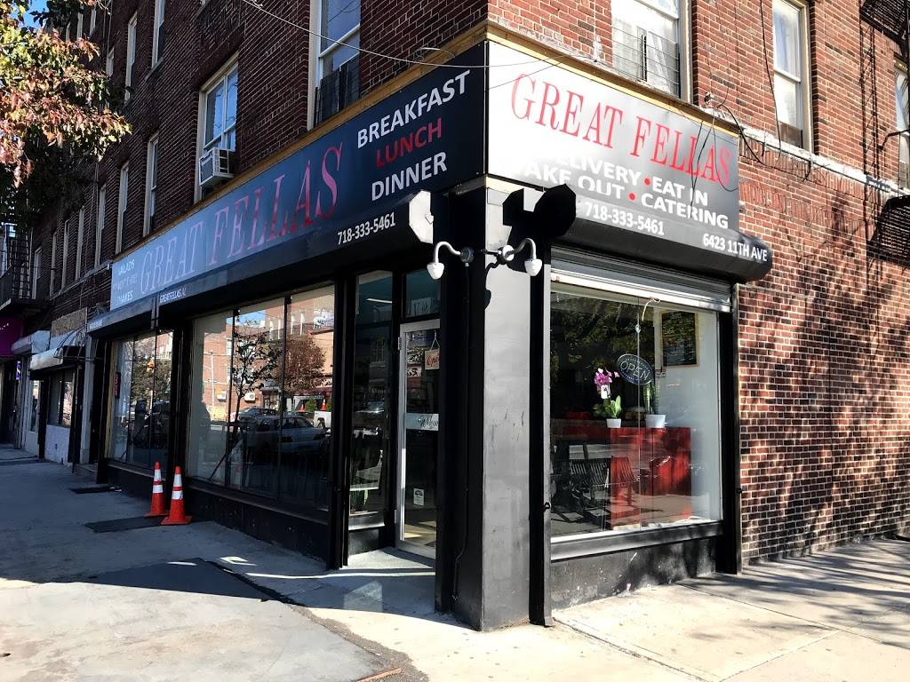 Great Fellas | cafe | 6423 11th Ave, Brooklyn, NY 11219, USA | 7183335461 OR +1 718-333-5461