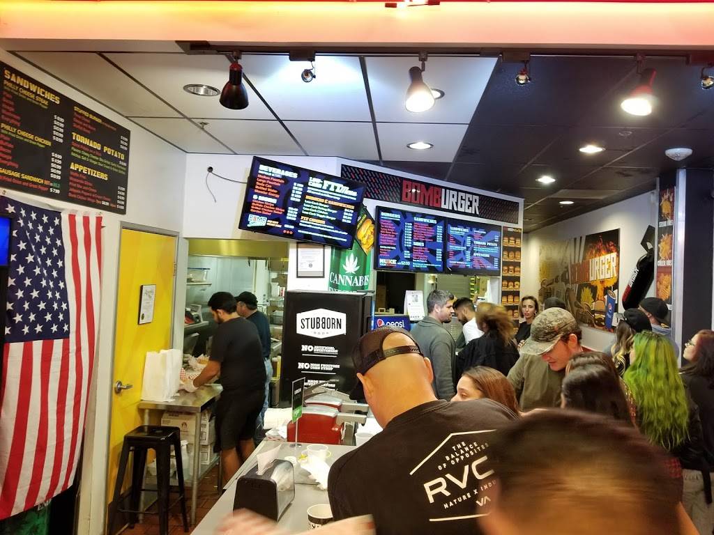Bomburger | restaurant | 200 Main St #114, Huntington Beach, CA 92648, USA | 7149692662 OR +1 714-969-2662