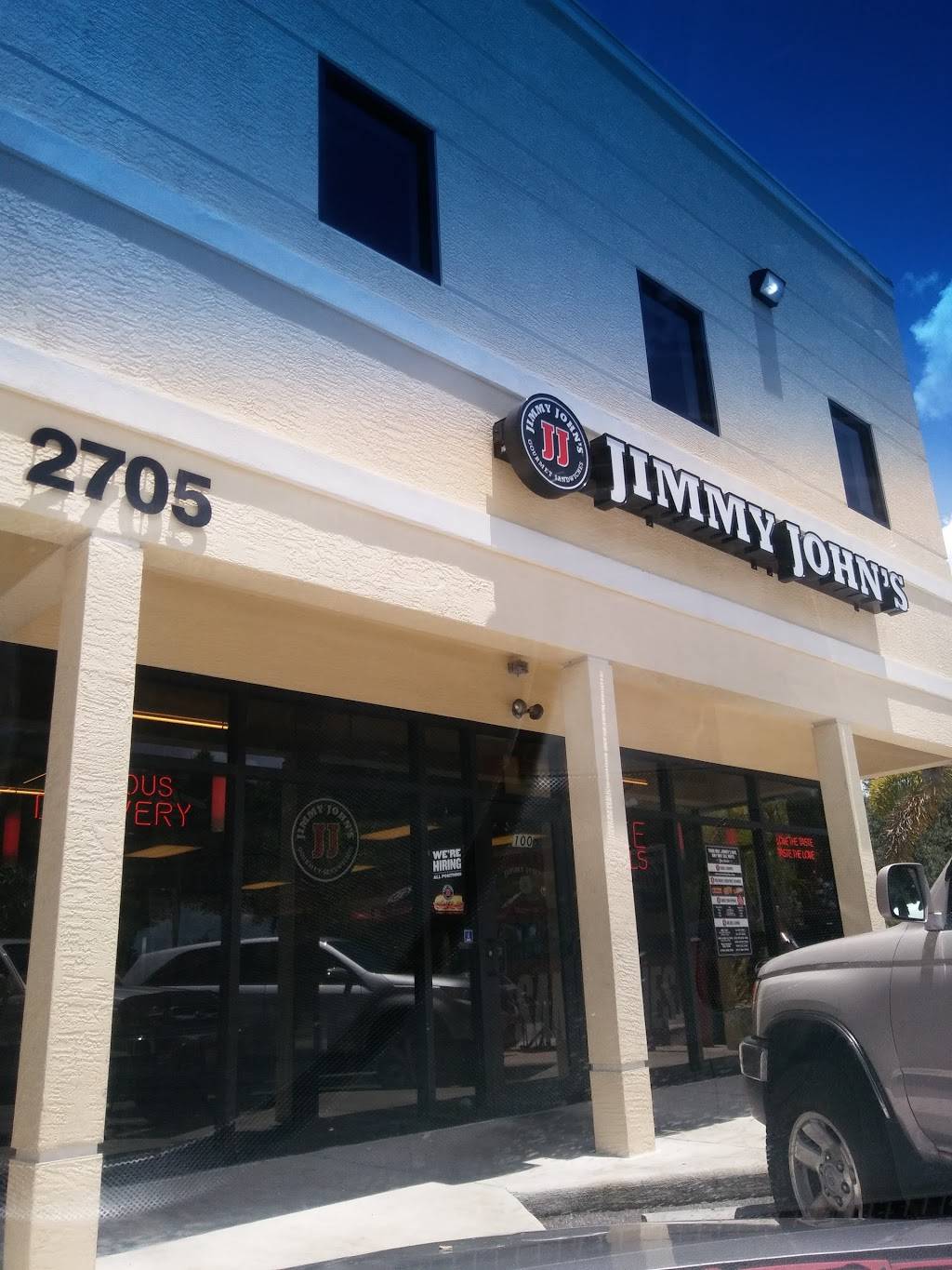 Jimmy Johns | meal delivery | 2705 Cleveland Ave Ste. 101, Fort Myers, FL 33901, USA | 2395615555 OR +1 239-561-5555