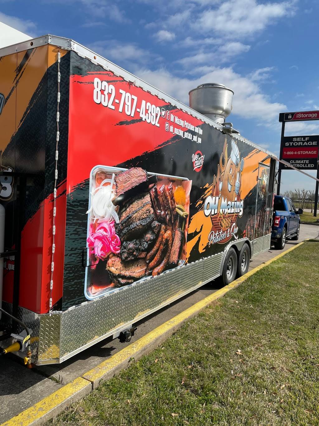 Oh’ Mazing Potatoes and Que | restaurant | 5034 Farm to Market 2920, Spring, TX 77388, United States | 8327974392 OR +1 832-797-4392