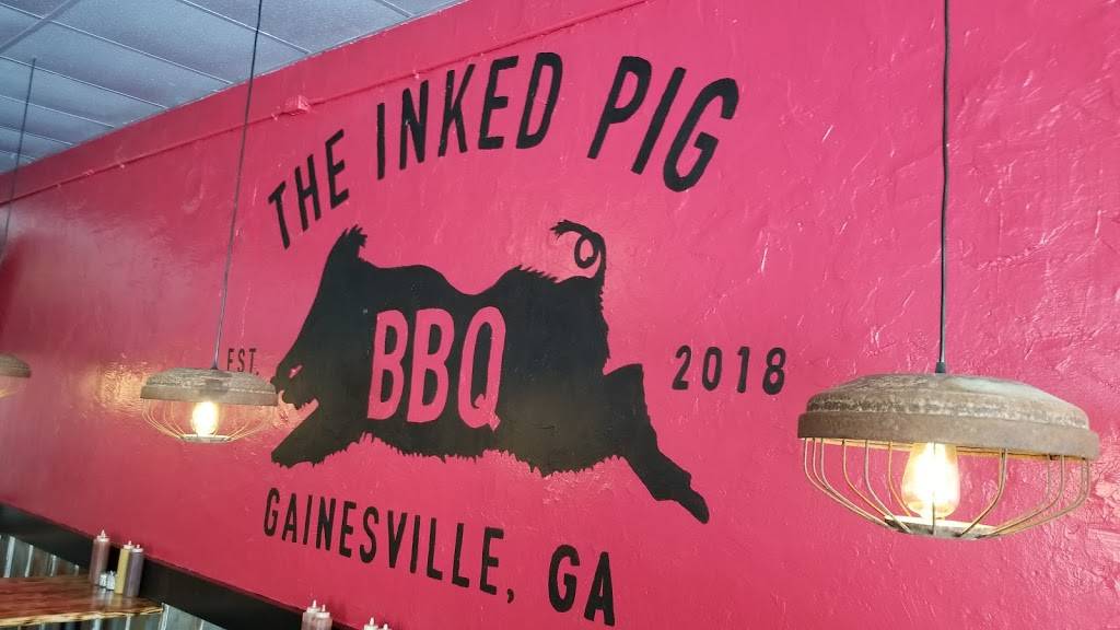The Inked Pig BBQ | restaurant | 893 Main St SW, Gainesville, GA 30501, USA | 6786965611 OR +1 678-696-5611