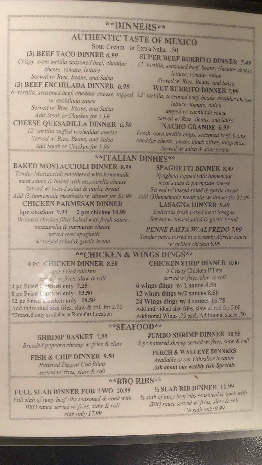 Glendas Pizza | restaurant | 13938 Middle Gibraltar Rd, Rockwood, MI 48173, USA | 7346716000 OR +1 734-671-6000