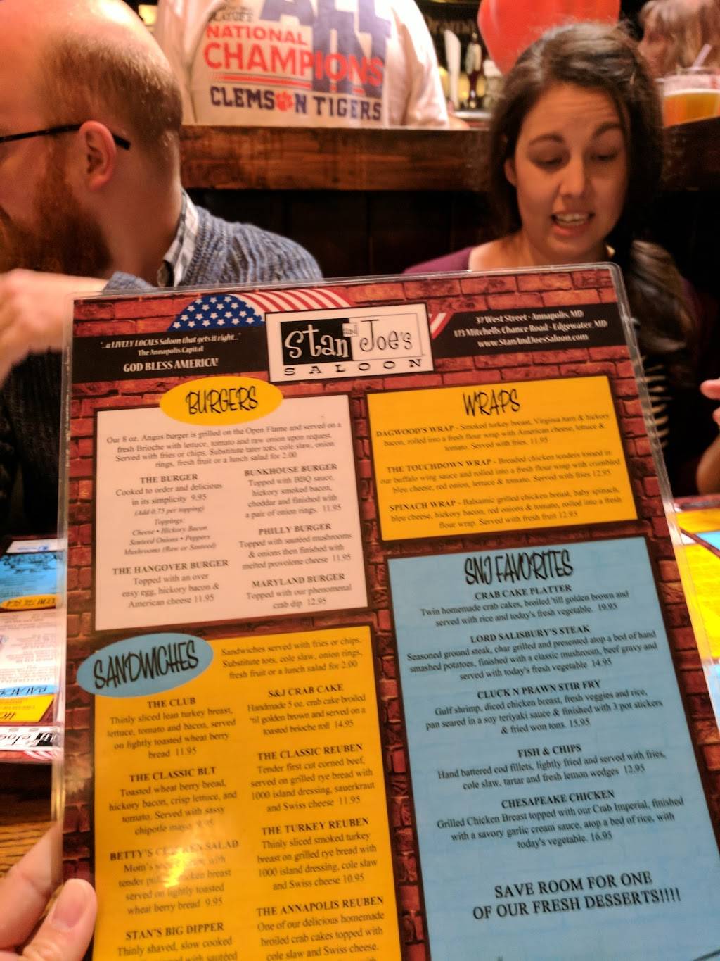 Stan and Joes | night club | 37 West St, Annapolis, MD 21401, USA | 4102631993 OR +1 410-263-1993