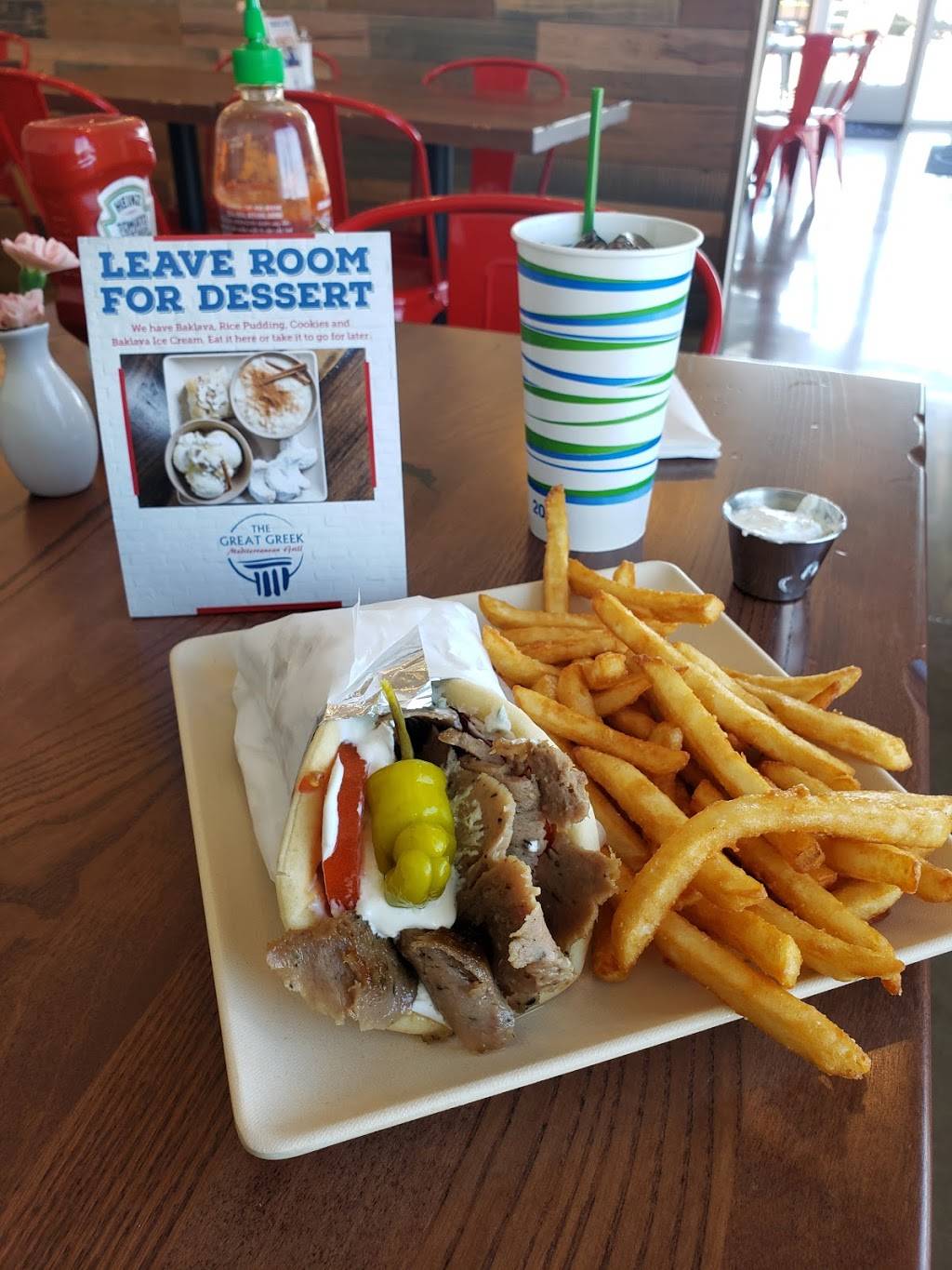 The Great Greek Mediterranean Grill | restaurant | 3750 Plano Pkwy, The Colony, TX 75056, USA | 2143028300 OR +1 214-302-8300