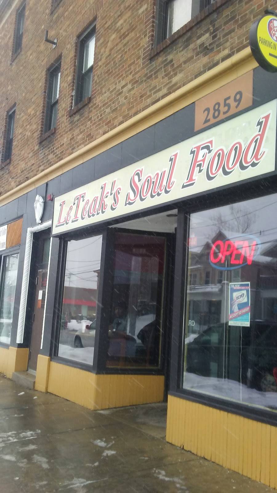 LeTeaks Soul Food | meal delivery | 2859 S Salina St, Syracuse, NY 13205, USA | 3159133009 OR +1 315-913-3009