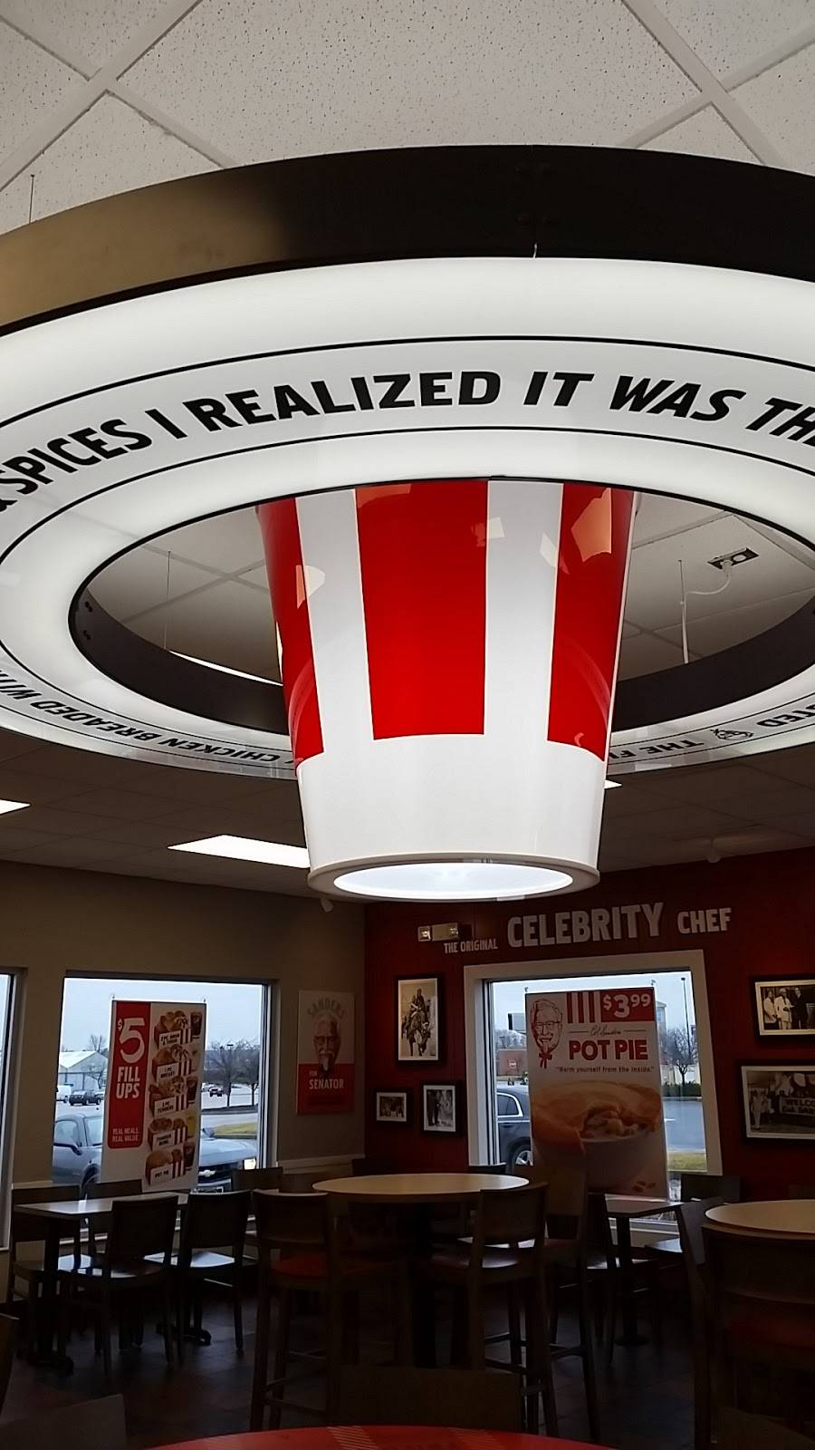 KFC | restaurant | 10815 Pendleton Pike, Indianapolis, IN 46236, USA | 3178260298 OR +1 317-826-0298