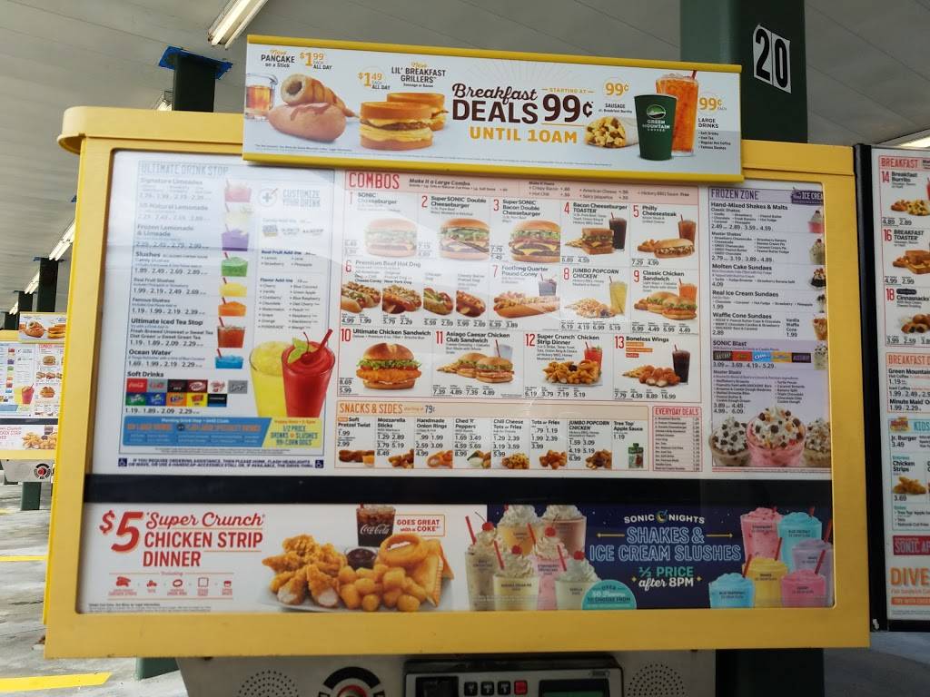 Sonic Drive-In | restaurant | 396 Canebrake Rd, Savannah, GA 31419, USA | 9129211080 OR +1 912-921-1080