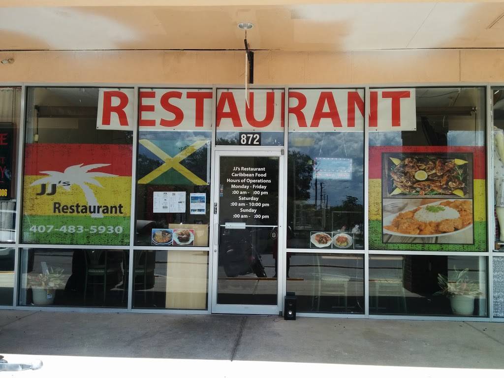 JJs Caribbean Restaurant | restaurant | 872 Cypress Pkwy, Kissimmee, FL 34759, USA | 4074835930 OR +1 407-483-5930