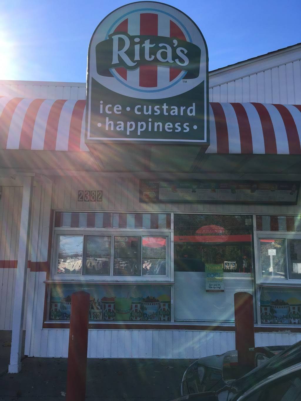 Ritas Italian Ice & Frozen Custard | restaurant | 2382 Durham Rd, Langhorne, PA 19047, USA | 2152694800 OR +1 215-269-4800