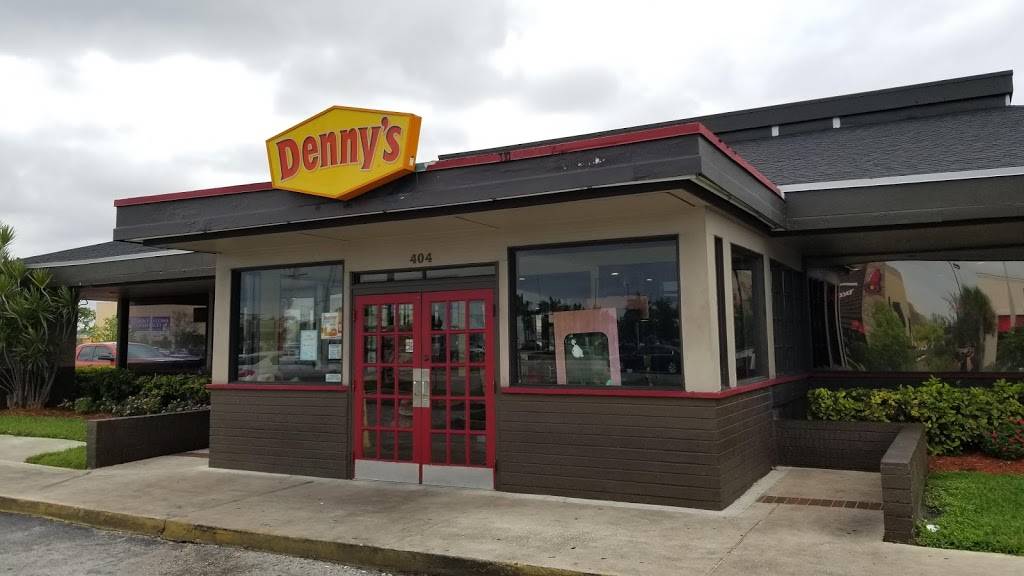 Dennys | restaurant | 404 S State Rd 7, Hollywood, FL 33023, USA | 9549892699 OR +1 954-989-2699