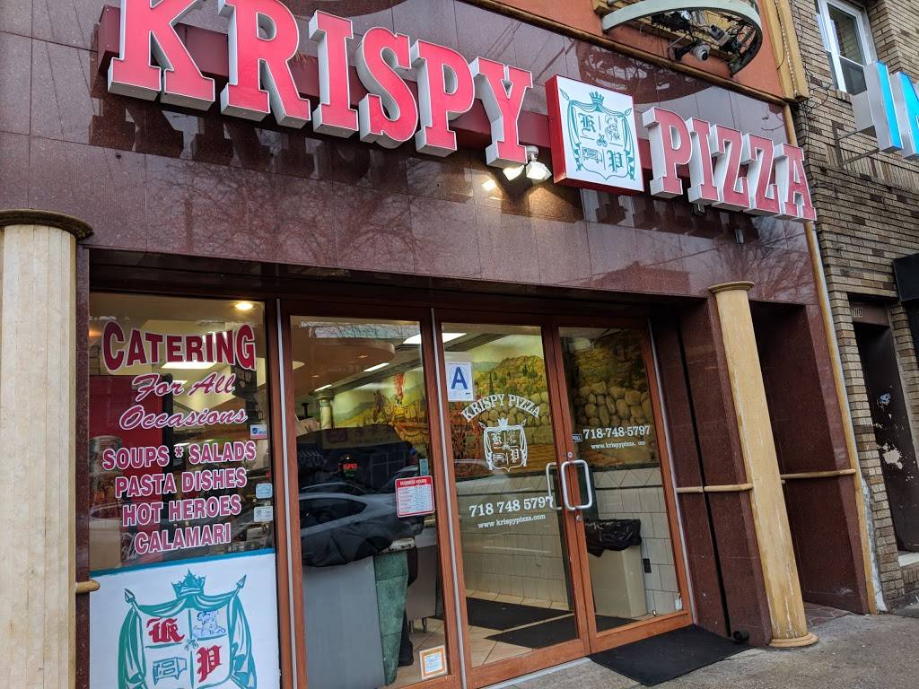 Krispy Pizza | restaurant | 7112 13th Ave, Brooklyn, NY 11228, USA | 7187459618 OR +1 718-745-9618