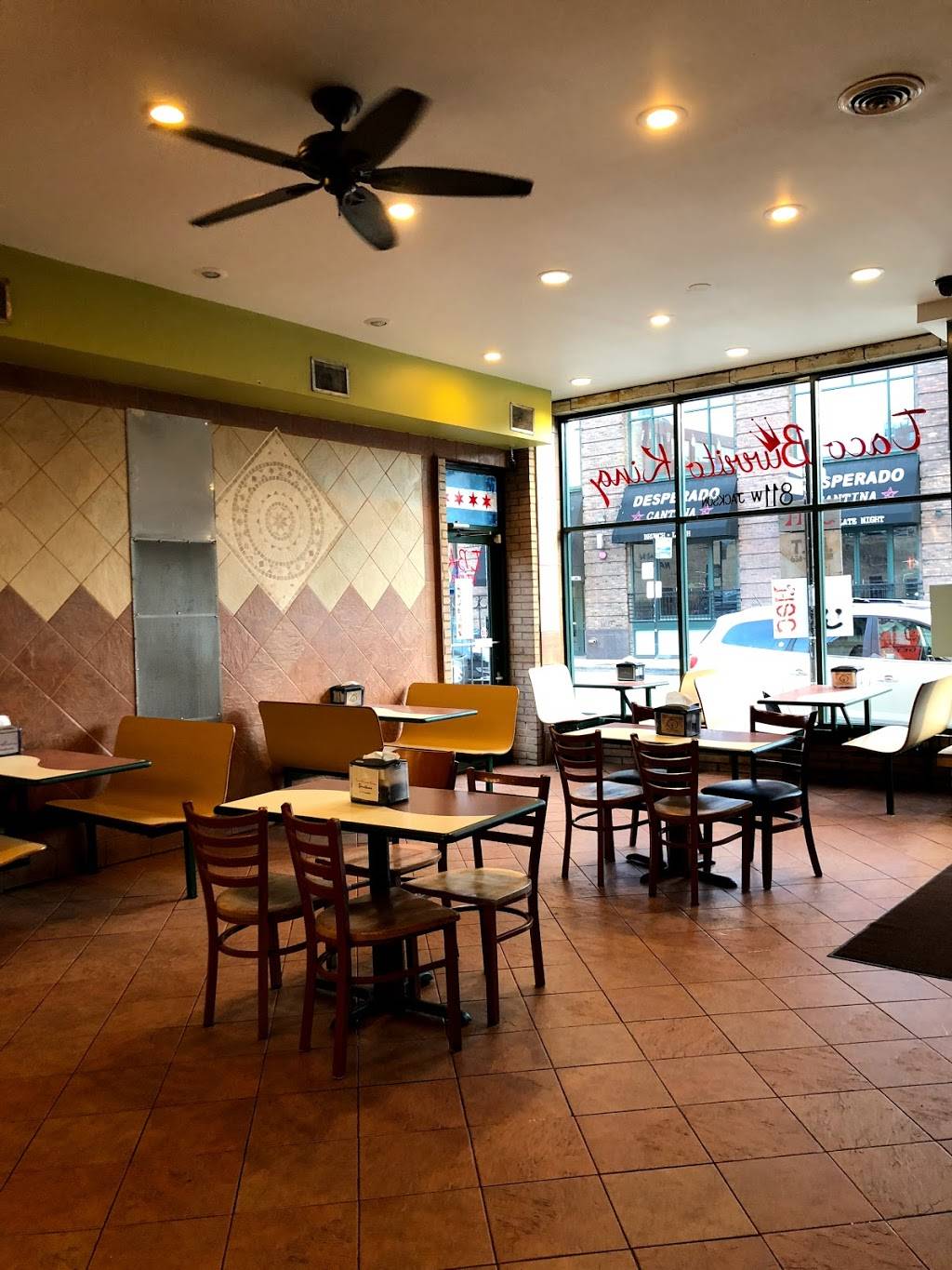 TBK Greektown (Taco Burrito King) | restaurant | 811 W Jackson Blvd, Chicago, IL 60607, USA | 3128310400 OR +1 312-831-0400