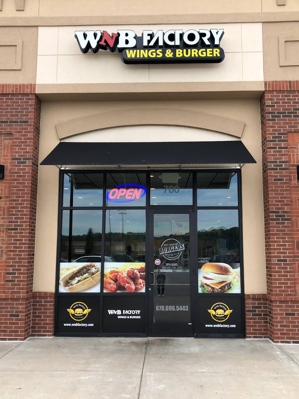 Wings N Burger Factory | restaurant | 1943 Jesse Jewell Pkwy #700, Gainesville, GA 30501, USA | 6786965443 OR +1 678-696-5443