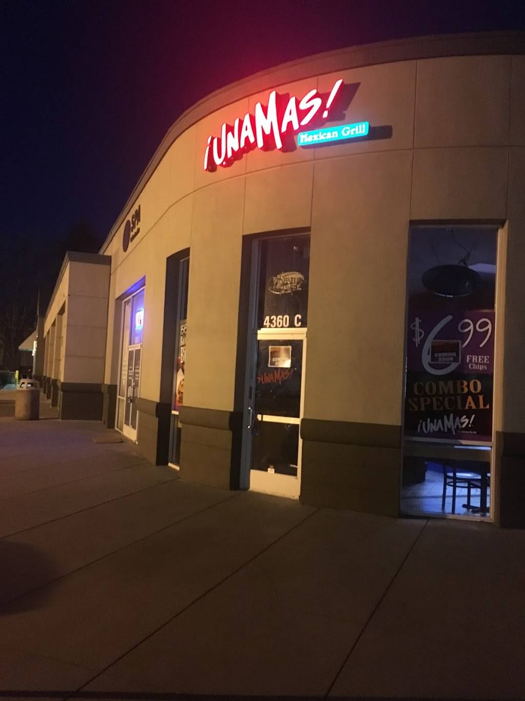 Una Mas | restaurant | 1103, 4360 Stevens Creek Blvd suite c, San Jose, CA 95129, USA | 4082980100 OR +1 408-298-0100