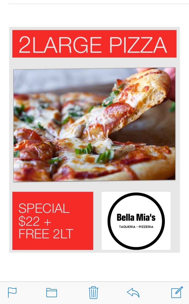 Bella Mias Taqueria & Pizzeria | restaurant | 29960 W 12 Mile Rd, Farmington Hills, MI 48334, USA | 2488511155 OR +1 248-851-1155