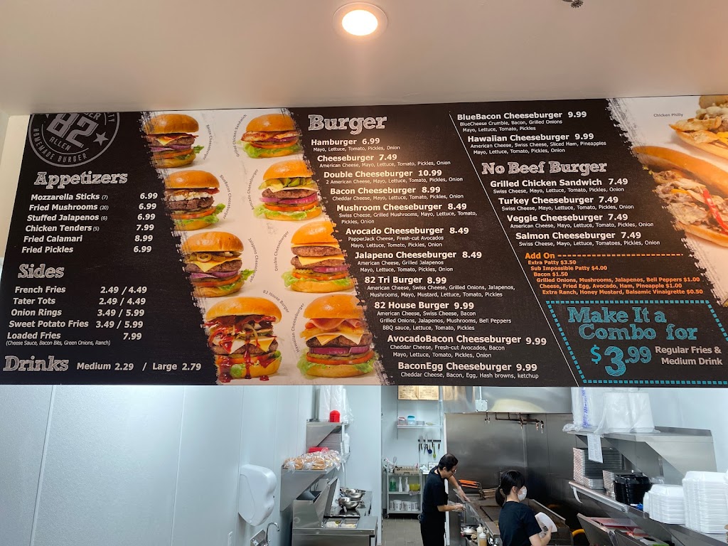 Burger 82 | restaurant | 880 W Exchange Pkwy Suite 1150, Allen, TX 75013, USA | 4696561899 OR +1 469-656-1899