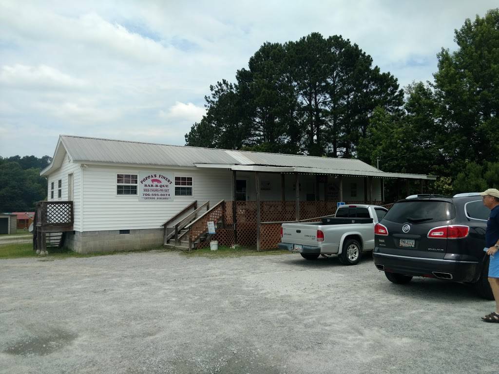 Poppas Finest BBQ & Cater | restaurant | 1073 Washington Rd, Thomson, GA 30824, USA | 7065958074 OR +1 706-595-8074