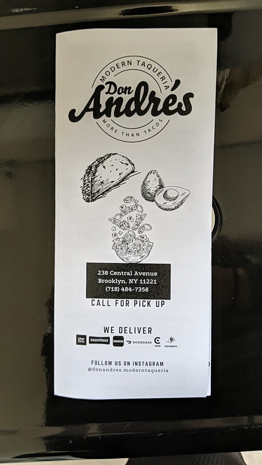 Don Andres Modern Taqueria | restaurant | 238 Central Ave, Brooklyn, NY 11221, USA | 7184847358 OR +1 718-484-7358