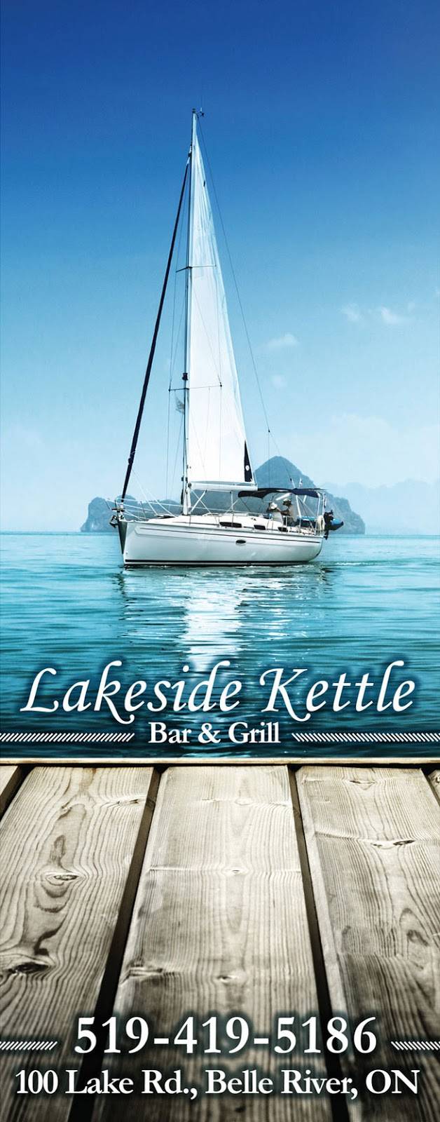 Lakeside Kettle Bar & Grill | restaurant | 100 Lake St, Belle River, ON N0R 1A0, Canada | 5197283636 OR +1 519-728-3636