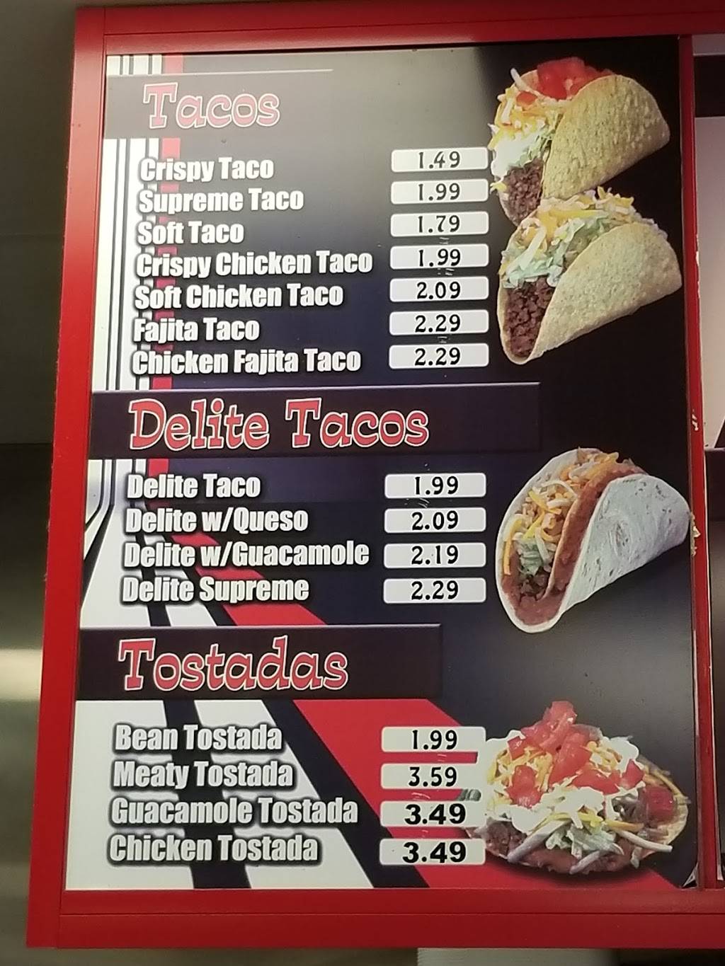 Taco Delite | restaurant | 896 W Eldorado Pkwy, Little Elm, TX 75068, USA | 9722940861 OR +1 972-294-0861