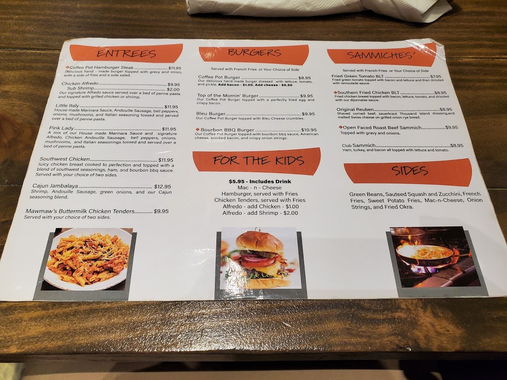 Coffee Pot Cafe | restaurant | 5181 Main St, Lucedale, MS 39452, USA | 6017915275 OR +1 601-791-5275