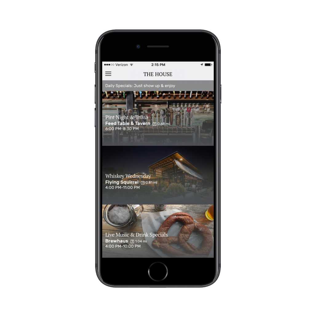 The House | restaurant | 800 Market St #200, Chattanooga, TN 37402, USA | 4237082232 OR +1 423-708-2232