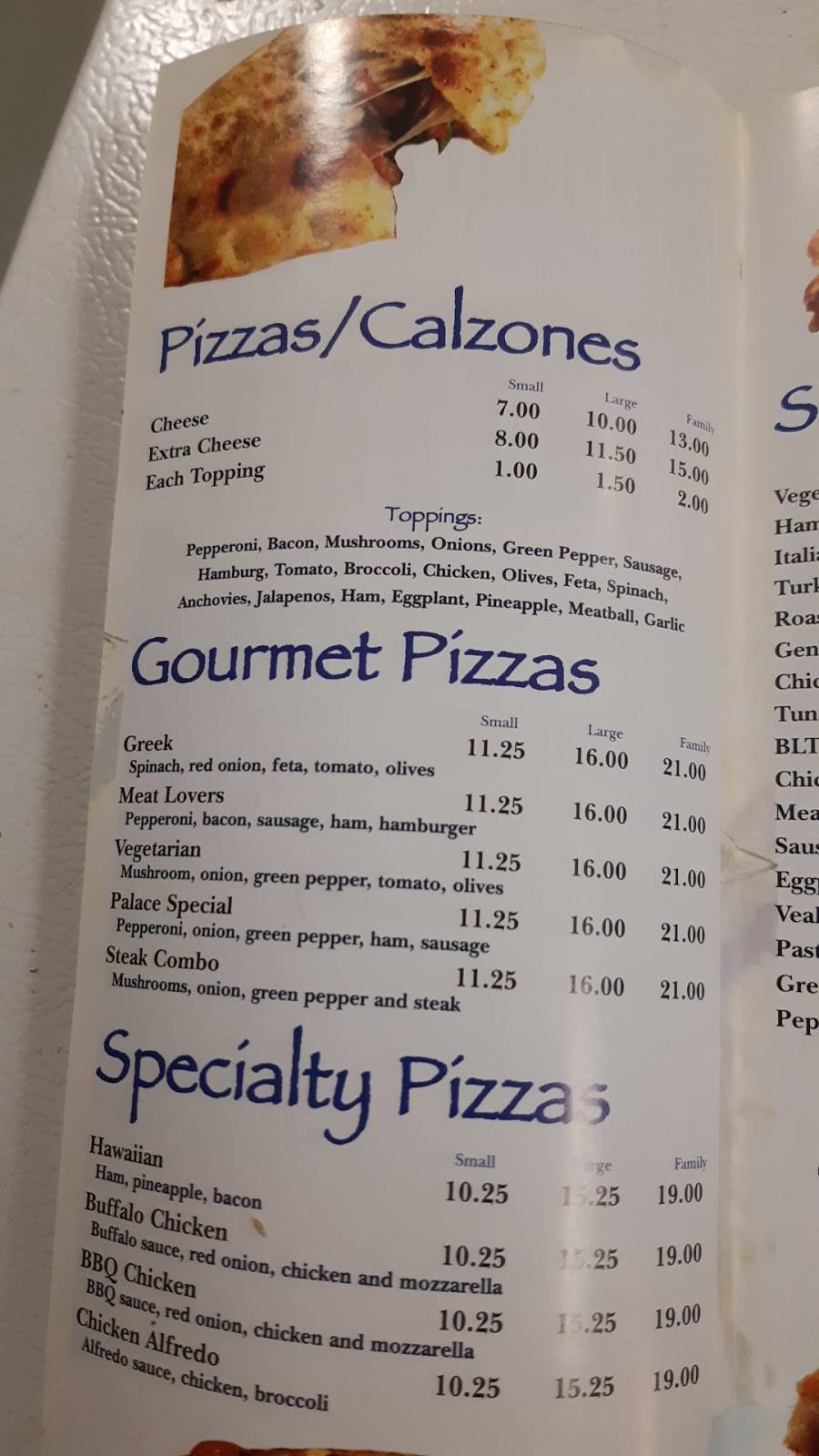 Newbury Palace Pizza | restaurant | 104 New Hampshire Rte 103, Newbury, NH 03255, USA | 6039385050 OR +1 603-938-5050