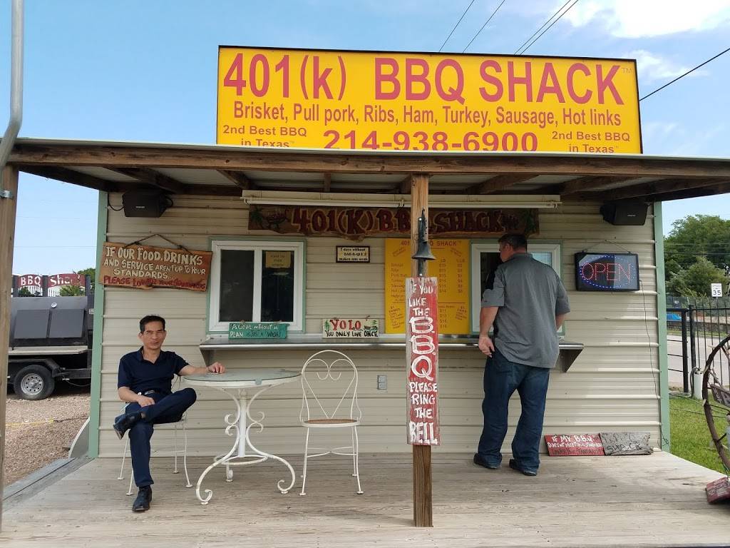 401k Bbq Shack | restaurant | 4211 Charles St, Carrollton, TX 75010, USA | 2149386900 OR +1 214-938-6900