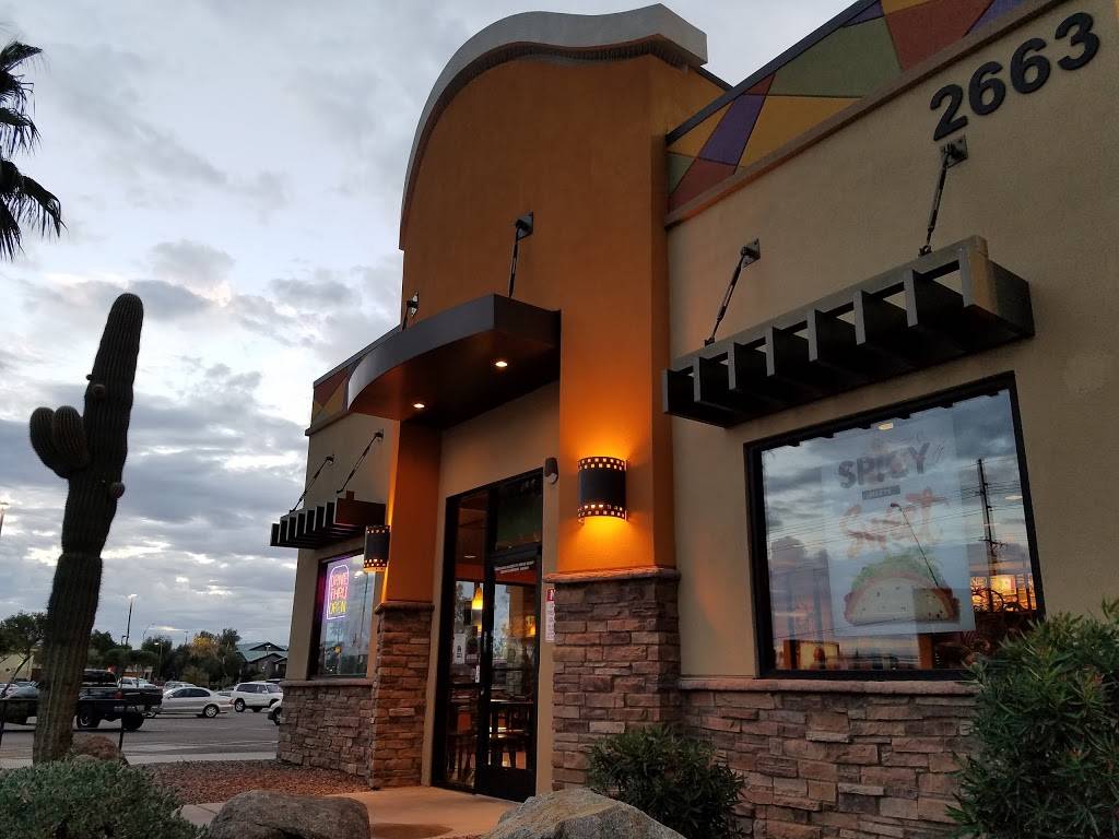 Taco Bell | meal takeaway | 2663 E Broadway Rd, Mesa, AZ 85204, USA | 4808359466 OR +1 480-835-9466