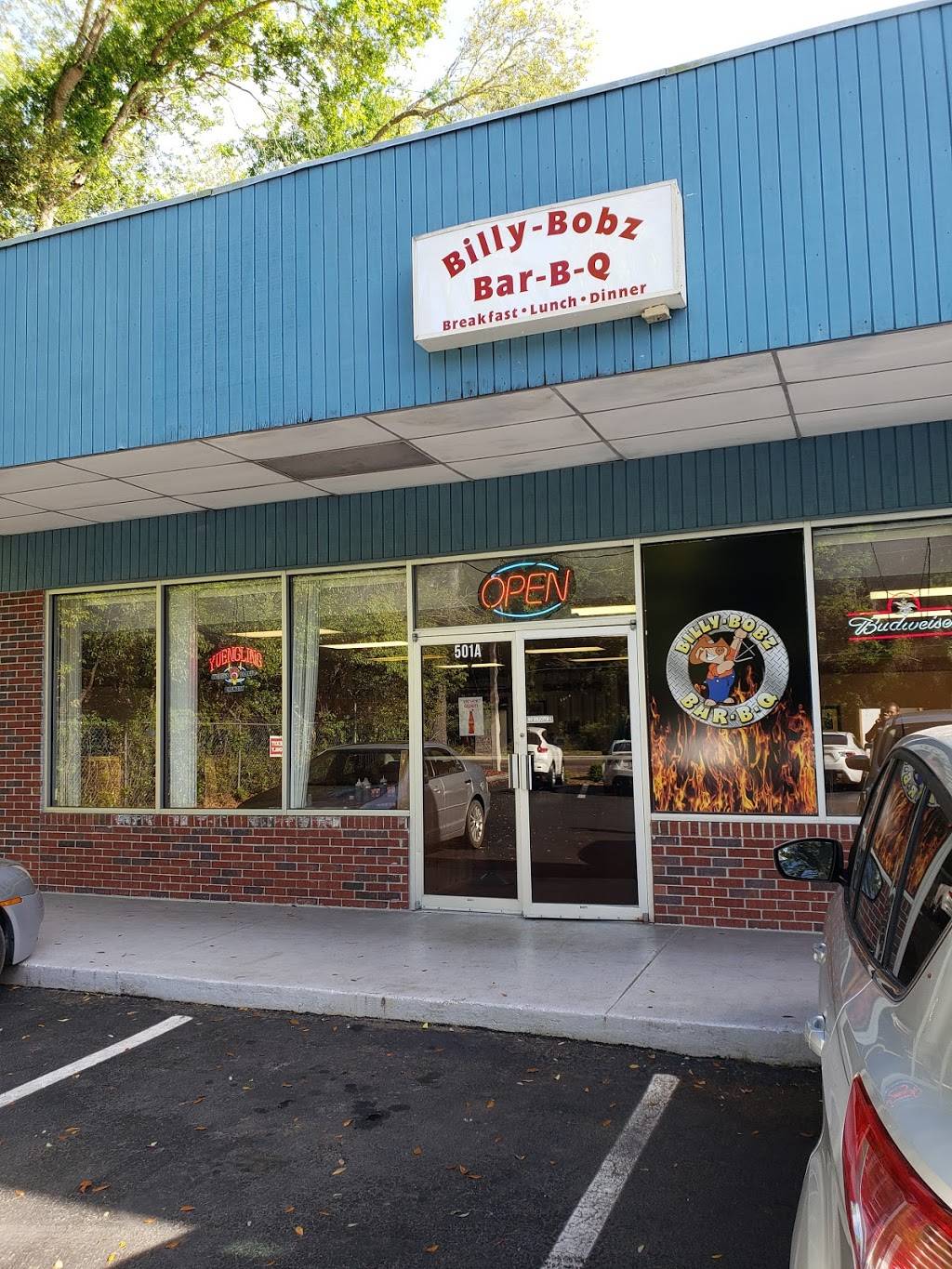 Billy-Bobz Bar-B-Q | restaurant | 501 NW 23rd Ave Suite A, Gainesville, FL 32609, USA | 3525053300 OR +1 352-505-3300
