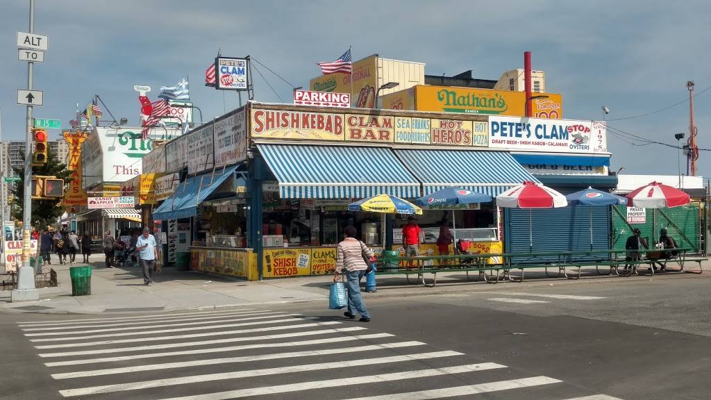Pete’s Clam Stop | restaurant | 1320 Surf Ave, Brooklyn, NY 11224, USA | 7183720302 OR +1 718-372-0302