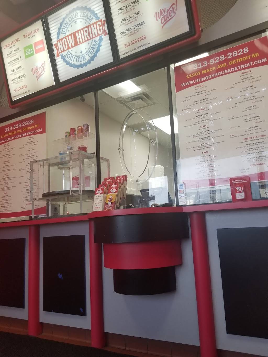 Hungry House | restaurant | 11207 Mack Ave, Detroit, MI 48214, USA | 3135282828 OR +1 313-528-2828