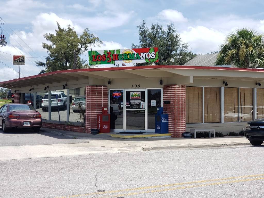 Restaurante Los 3 Hermanos | restaurant | 110 W Orange St, Davenport, FL 33837, USA | 8638662216 OR +1 863-866-2216