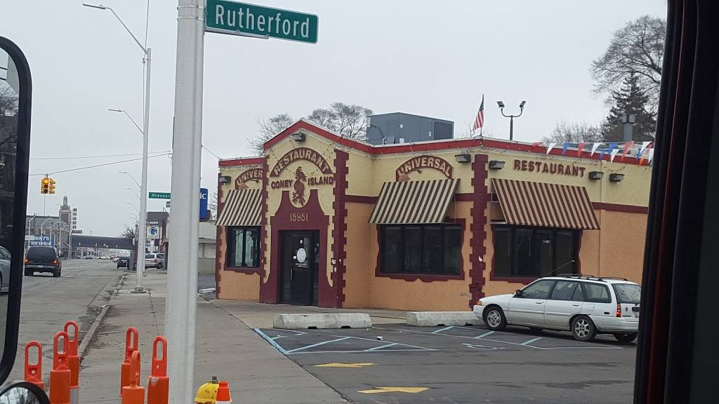 Universal Coney Island | restaurant | 15951 Grand River Ave, Detroit, MI 48227, USA | 3132726820 OR +1 313-272-6820