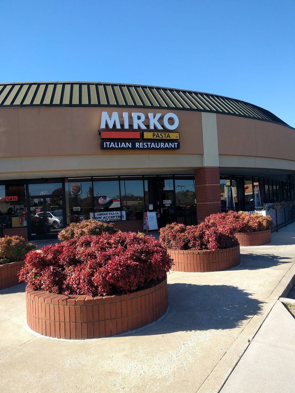 Mirko Pasta | restaurant | 2264 Lebanon Pike, Nashville, TN 37214, USA | 6158827990 OR +1 615-882-7990