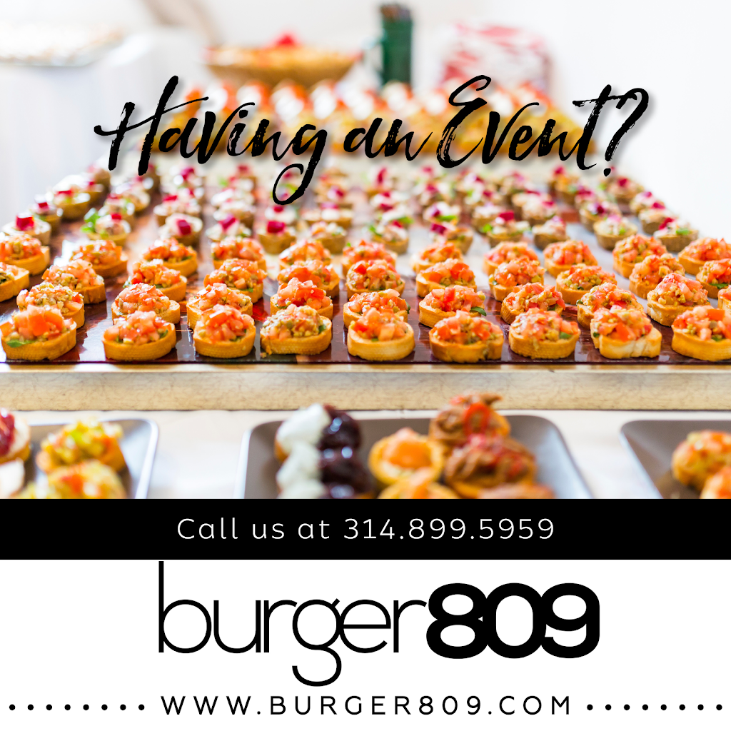 Burger 809 | restaurant | 2619 1/2 Cherokee St, St. Louis, MO 63118, USA | 3148995959 OR +1 314-899-5959