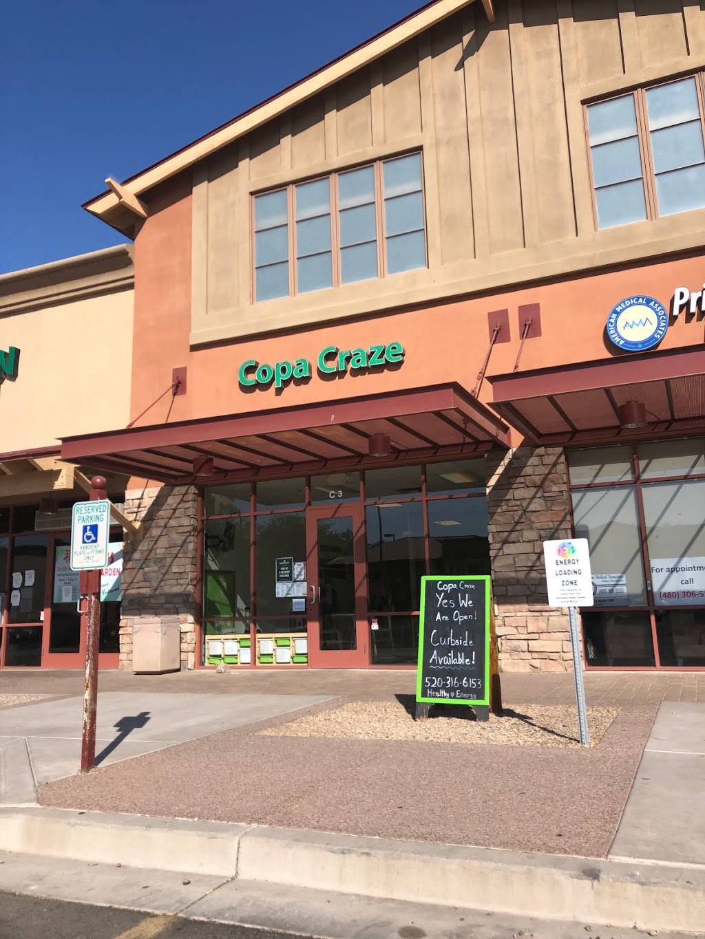 Copa Craze | restaurant | 20928 N John Wayne Pkwy c3, Maricopa, AZ 85139, USA | 5203166153 OR +1 520-316-6153