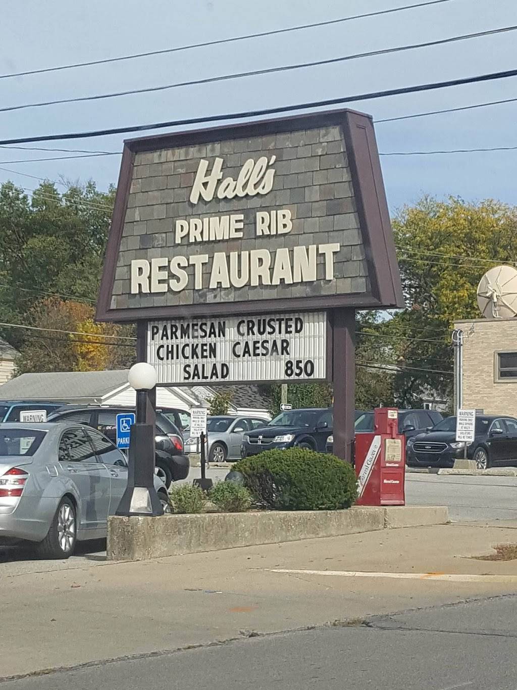 Halls State St Prime Rib | restaurant | 2005 E State Blvd, Fort Wayne, IN 46805, USA | 2604830597 OR +1 260-483-0597