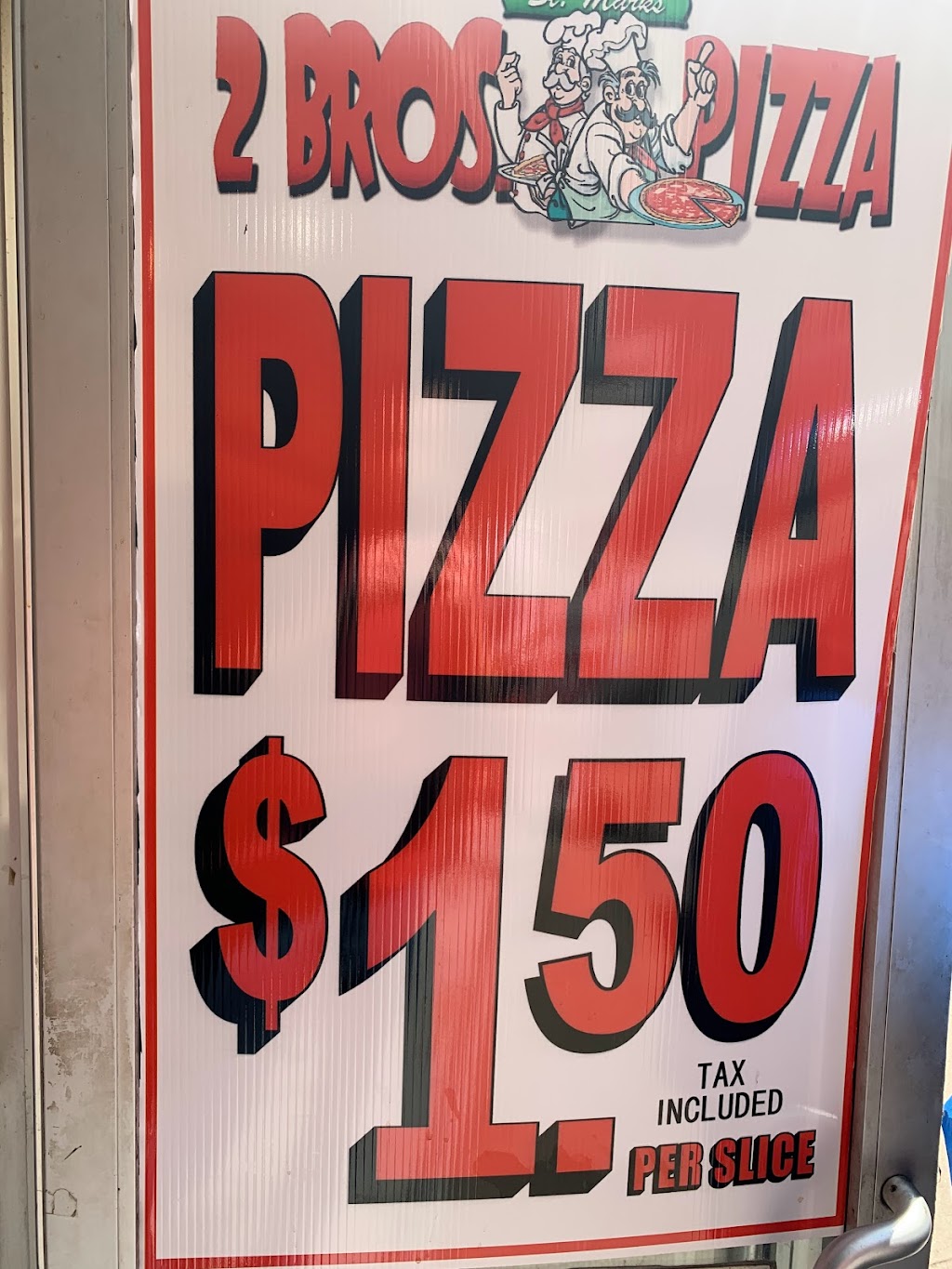 2 Bros Pizza | restaurant | 288 8th Ave, New York, NY 10001, USA | 6464904121 OR +1 646-490-4121