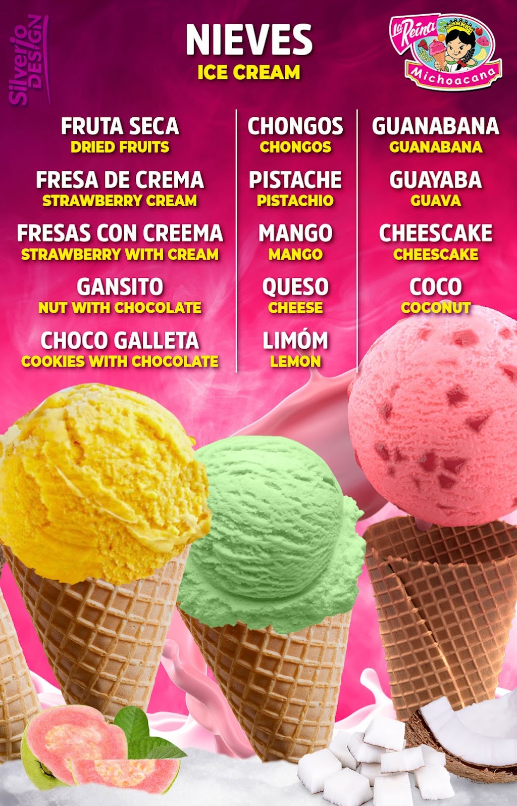 La Reina Michoacana Paleteria y Neveria | restaurant | Lawndale Plaza Suite C, Houston, TX 77023, USA | 8328932386 OR +1 832-893-2386