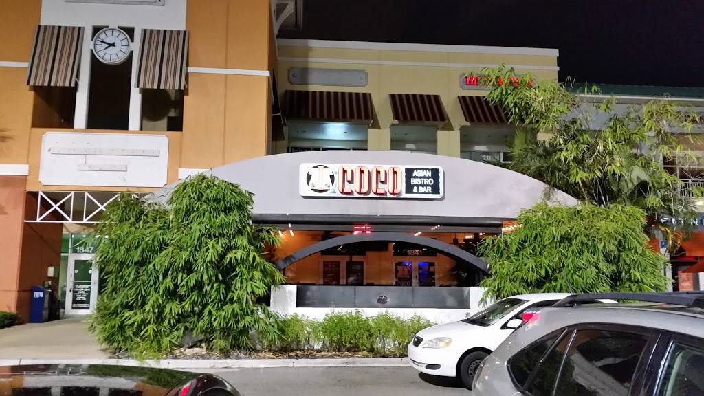 Coco Asian Bistro & Bar | restaurant | 1841 Cordova Rd, Fort Lauderdale, FL 33316, USA | 9545253541 OR +1 954-525-3541