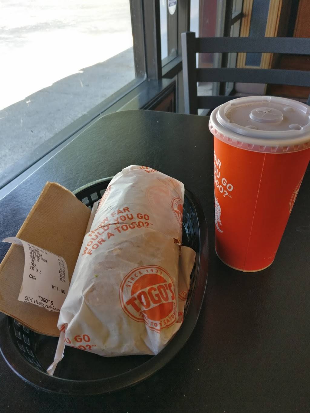 TOGOS Sandwiches | meal takeaway | 561 E El Camino Real, Sunnyvale, CA 94087, USA | 4087323680 OR +1 408-732-3680