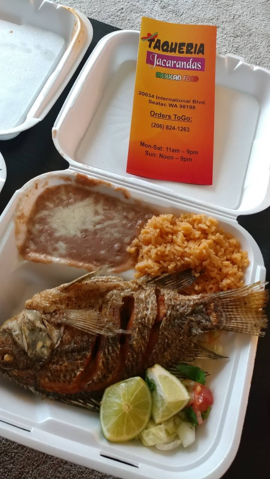 Taqueria Jacarandas Mexican Food | restaurant | 20034 International Blvd, SeaTac, WA 98198, USA | 2068241263 OR +1 206-824-1263