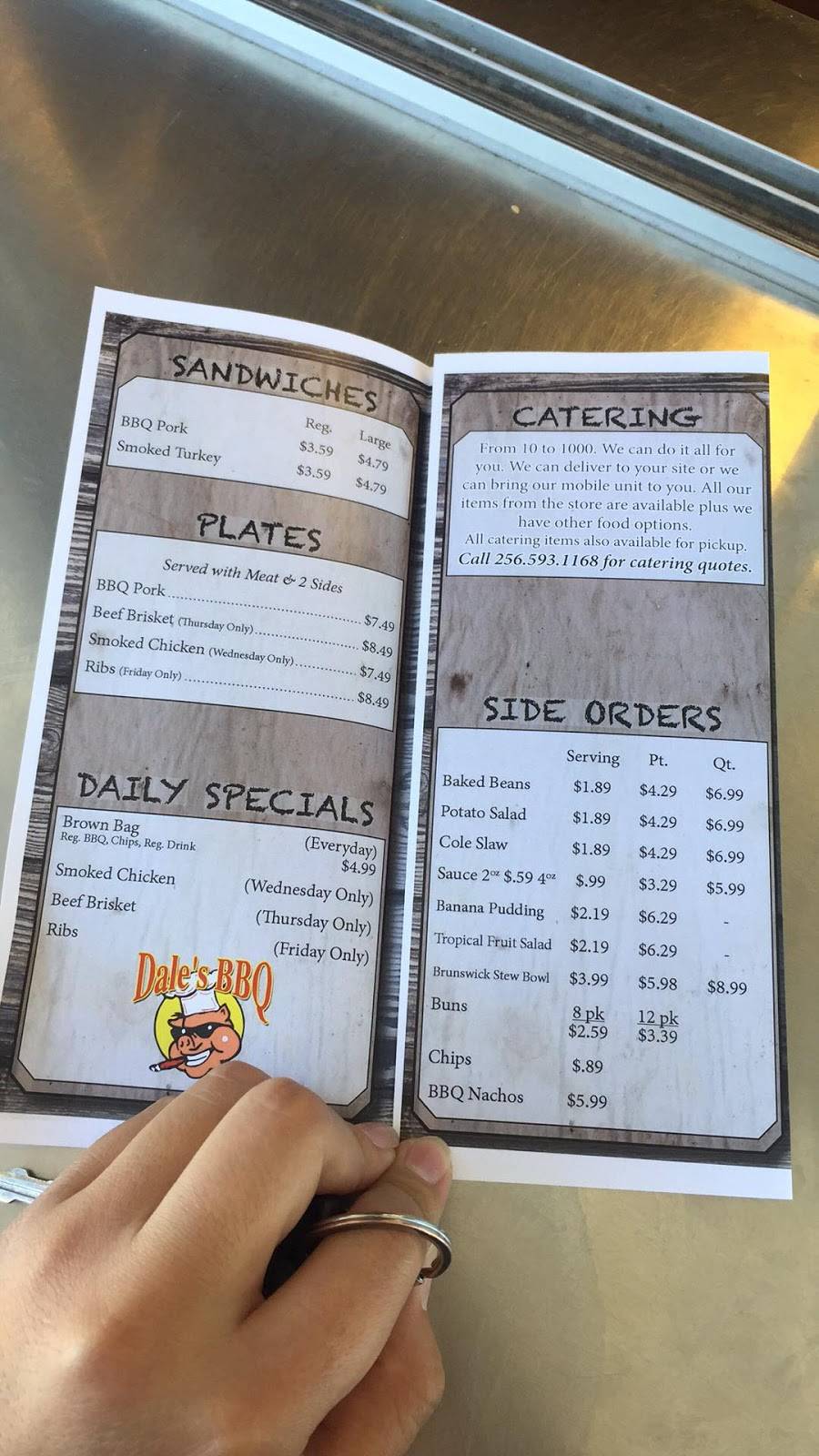 Dales BBQ | restaurant | 10850 AL-168, Boaz, AL 35957, USA | 2565931168 OR +1 256-593-1168