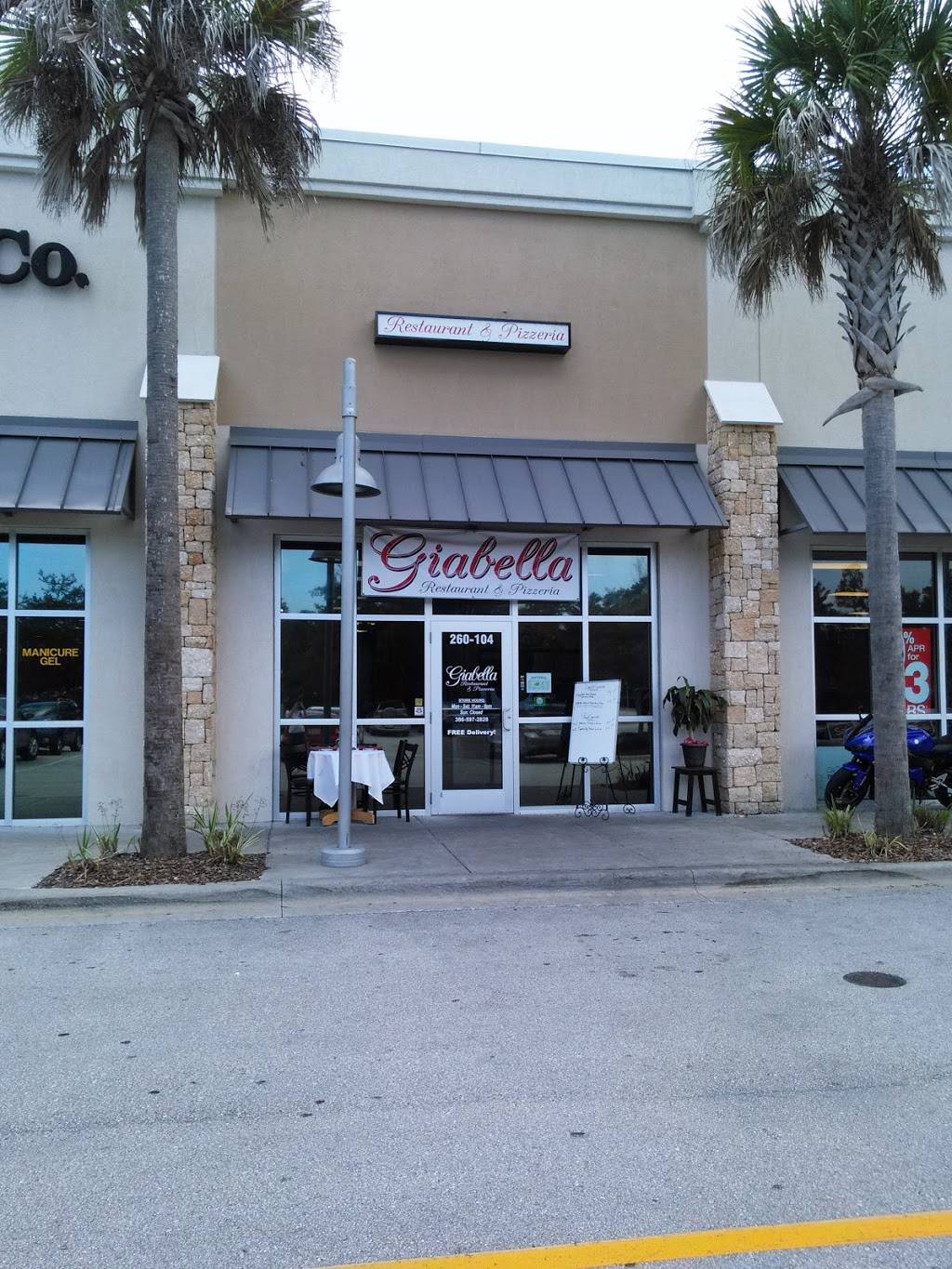 GIABELLA RESTAURANT & PIZZERIA | restaurant | 260 Cypress Edge Dr #104, Palm Coast, FL 32164, USA | 3865972828 OR +1 386-597-2828