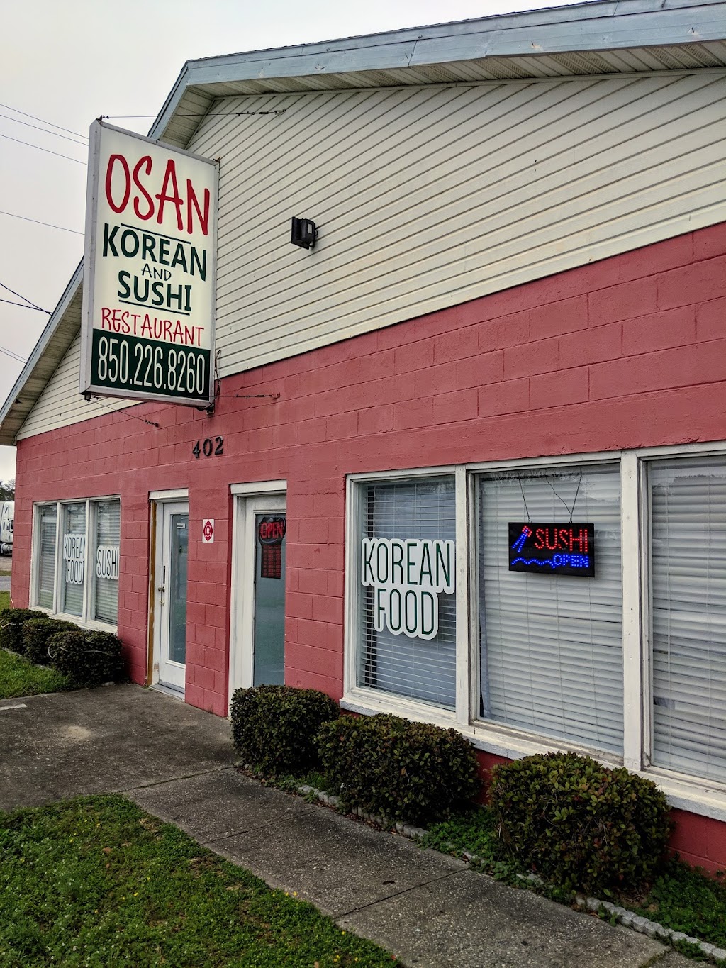 Osans Korean restaurant and Japanese Sushi | restaurant | 402 Racetrack Rd NE, Fort Walton Beach, FL 32547, USA | 8502268260 OR +1 850-226-8260