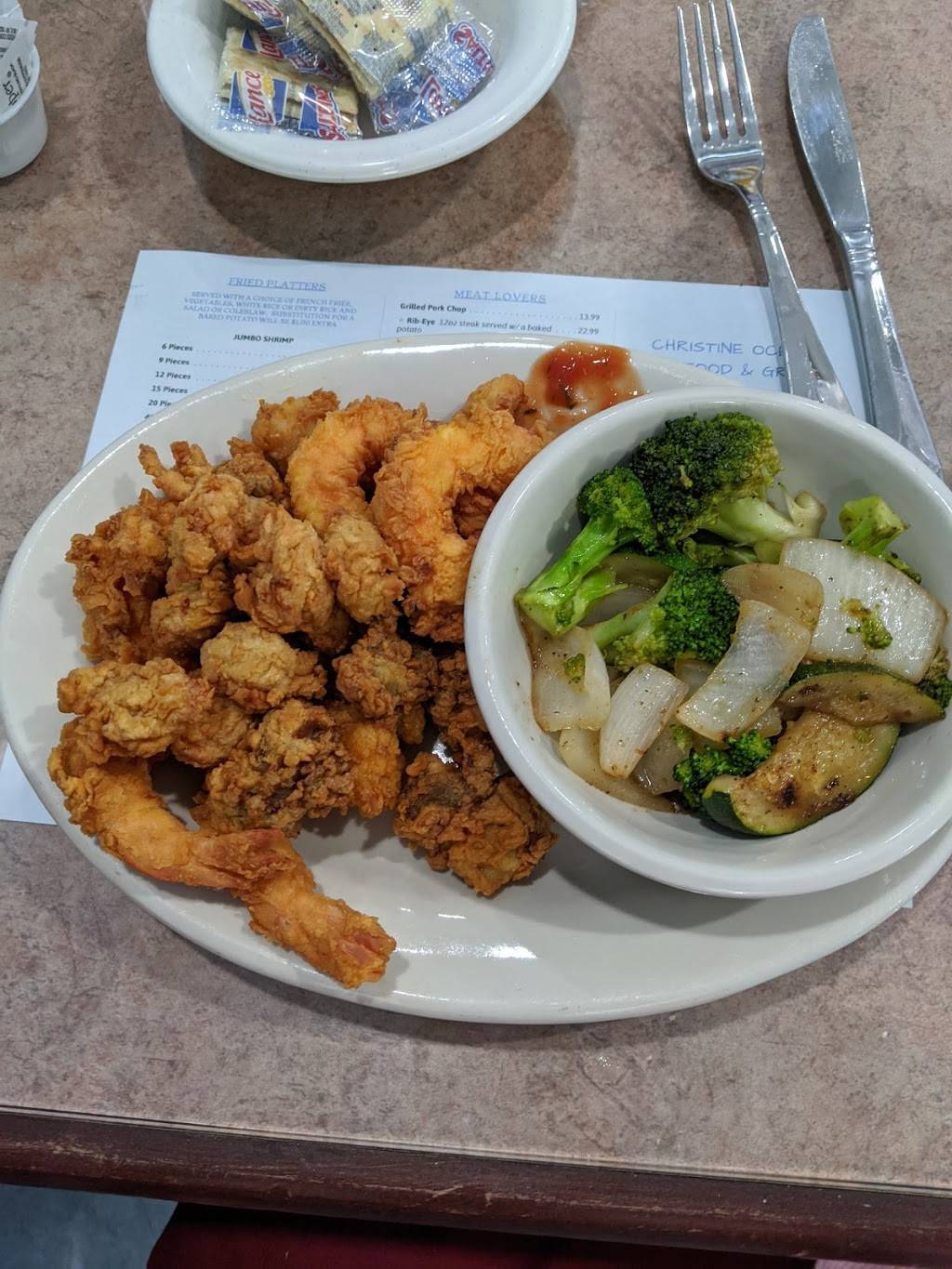 Christine Ocean Seafood & Grill | restaurant | 3402 Houston Hwy, Victoria, TX 77901, USA | 3615747047 OR +1 361-574-7047